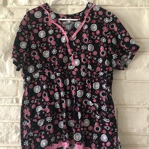 Laura Ashley scrub top
